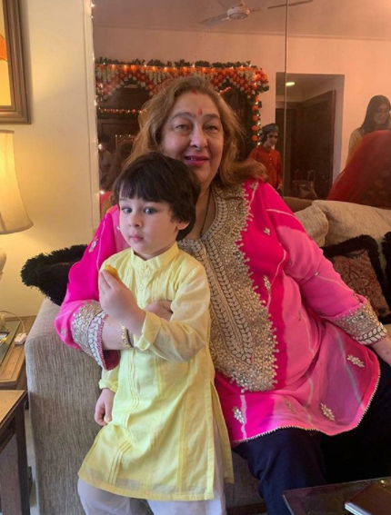 Taimur Ali Khan and Reema Jain
