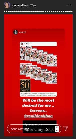 Hina Khan Rocky Jaiswal