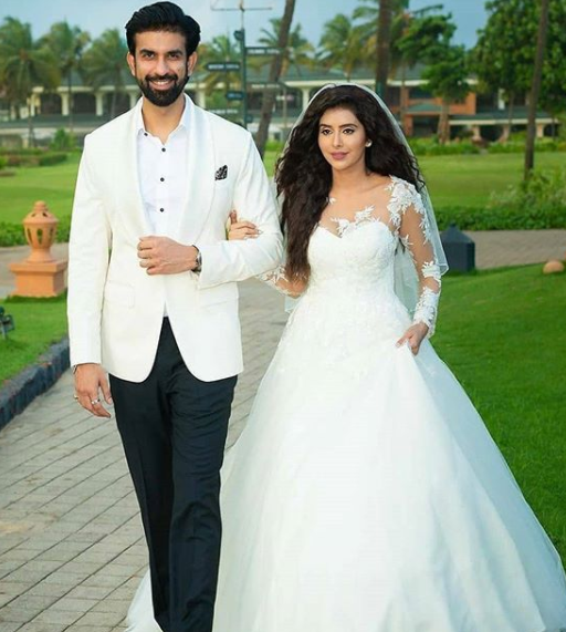 Charu Asopa Sen and Rajeev Sen