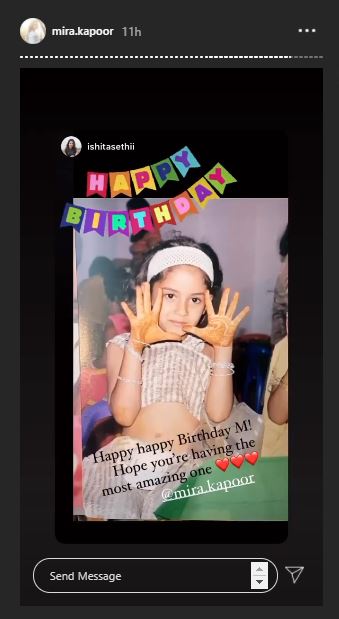 Mira Rajput Childhood