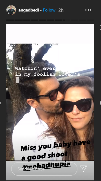 Neha Dhupia and Angad Bedi