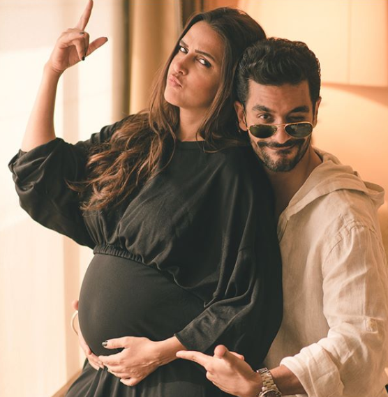 Neha Dhupia and Angad Bedi