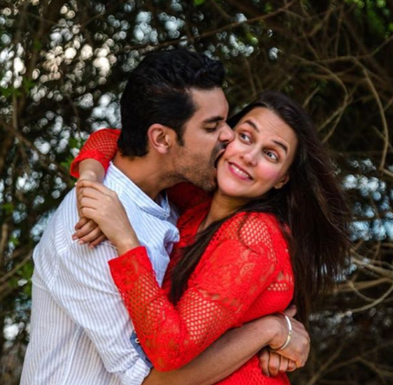 Neha Dhupia and Angad Bedi