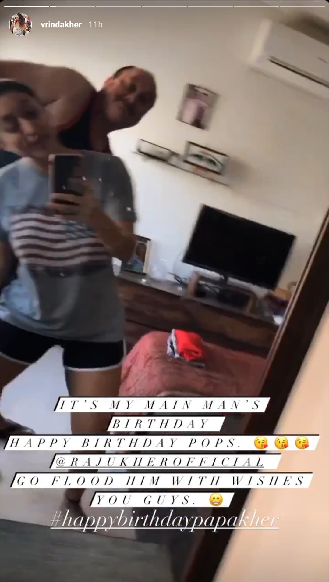 Raju Kher and Vrinda Kher