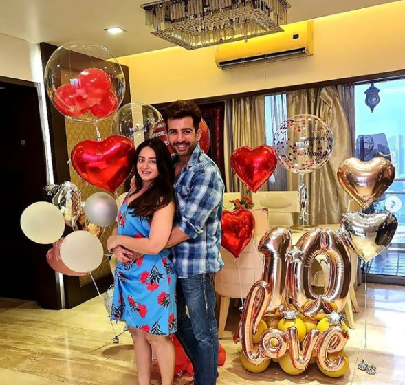 Mahhi Vij and Jay Bhanushali