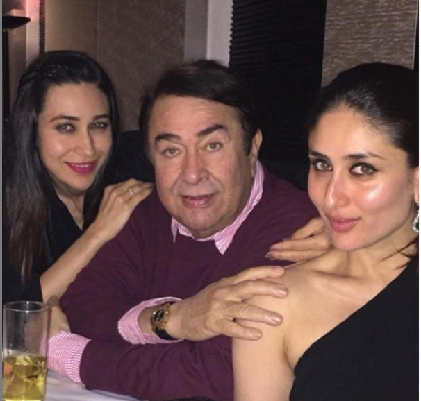 Randhir Kapoor Karisma and Kareena