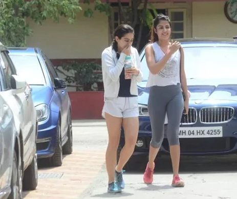 Sara Ali Khan and Rhea Chakraborty
