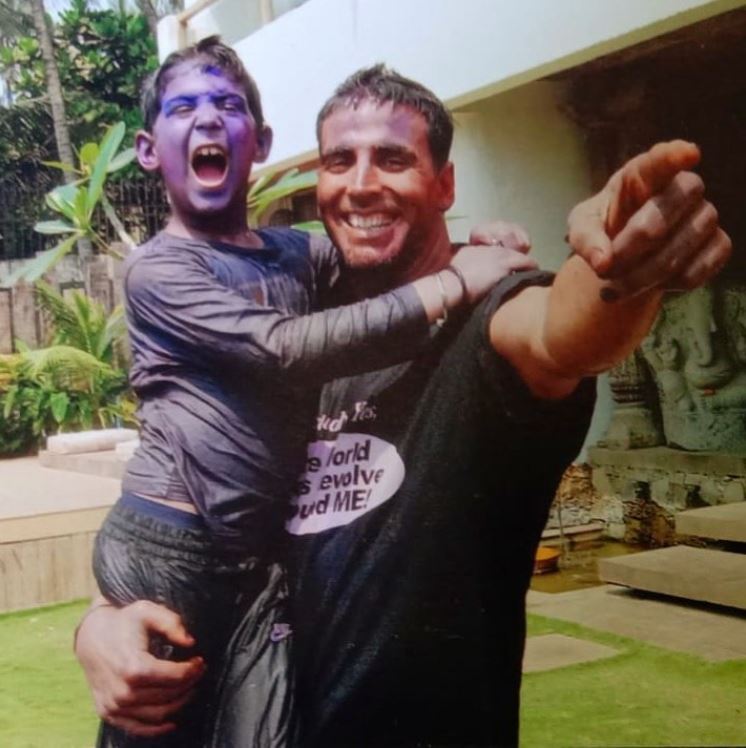 Akshay Kumar and Aarav