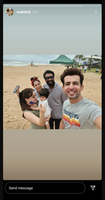 Mahhi Vij and Jay Bhanushali