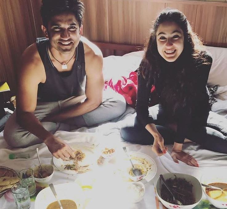 Sushant Singh Rajput and Sara Ali Khan