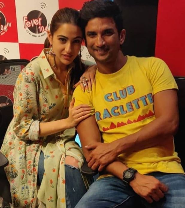 SSR and Sara Ali Khan