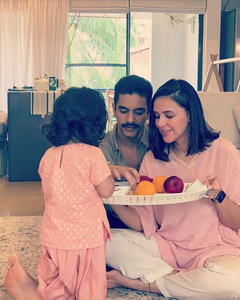 Neha Dhupia and Angad Bedi