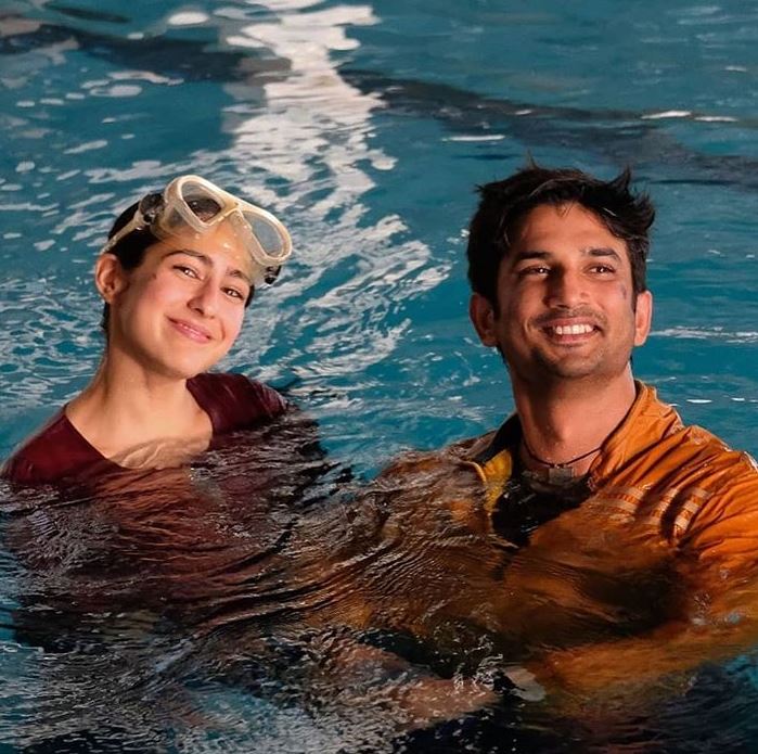 SSR and Sara Ali Khan