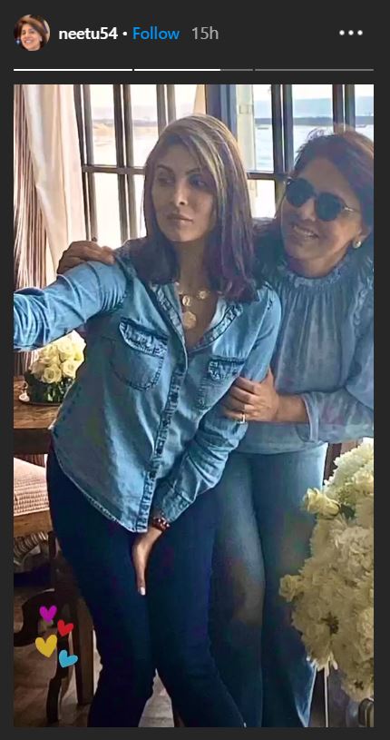 Riddhima Kapoor Sahni and Neetu Kapoor