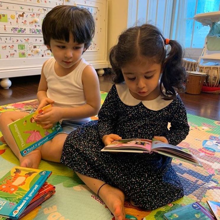 Taimur Ali Khan and Inaaya Naumi Kemmu