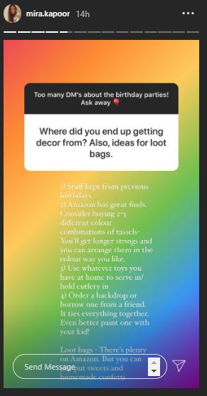 Mira Rajput Party Tips