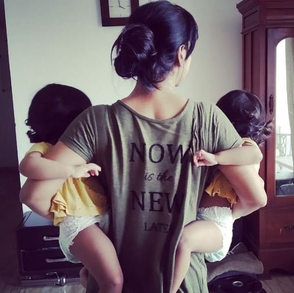 Kranti redgar kids twin babies