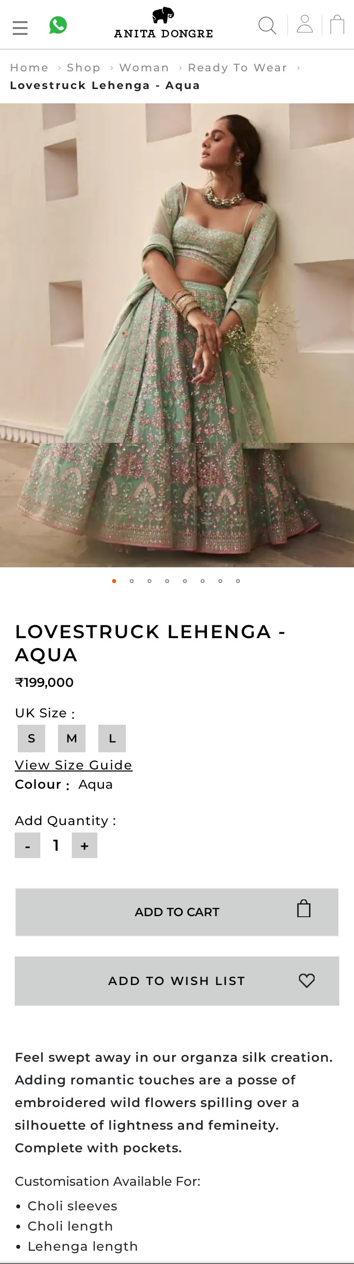 Lehenga price