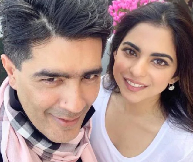 Isha ambani manish malhotra