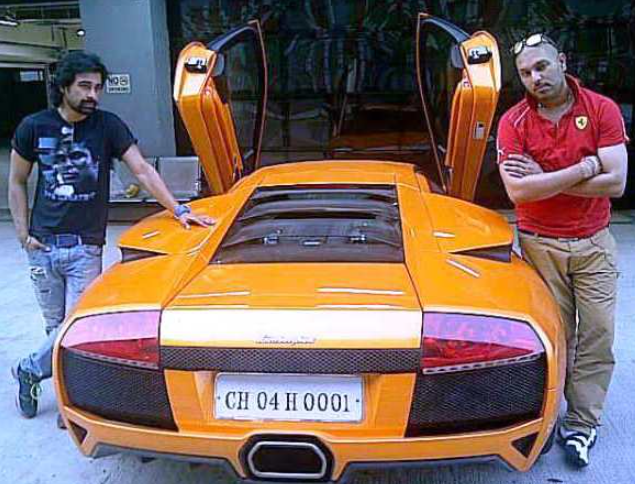 Yuvraj Singh's Lamborghini Murcielago