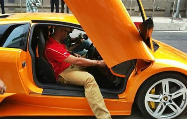 Yuvraj Singh's Lamborghini Murcielago