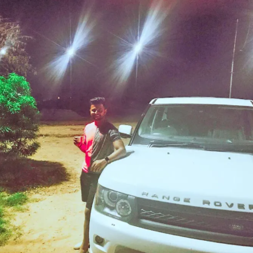 Suresh Raina's Land Range Rover