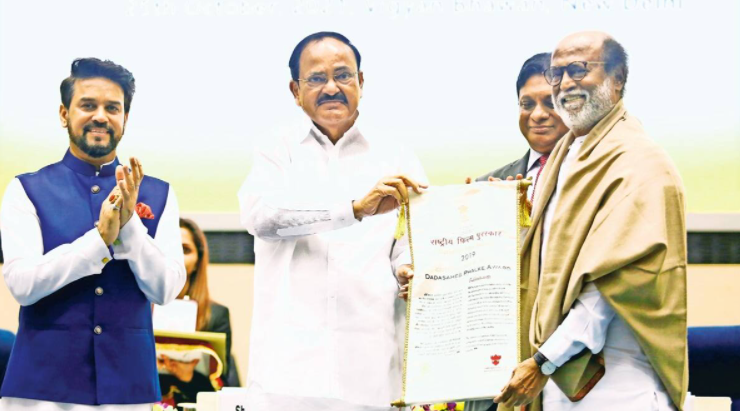 Dadasaheb phalke award rajinikanth