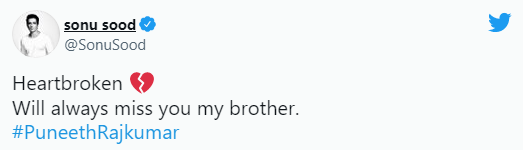 Puneeth Rajkumar death celebrities reactions condolences  