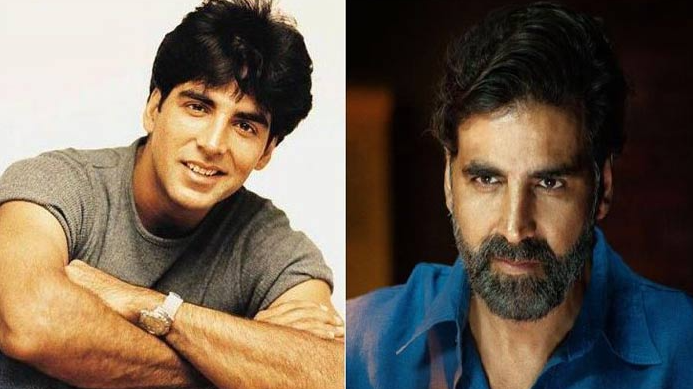 Akshay Kumar young then now