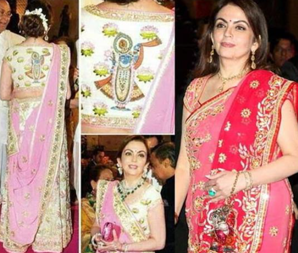 Nita Ambani Saree collection 40 lakhs