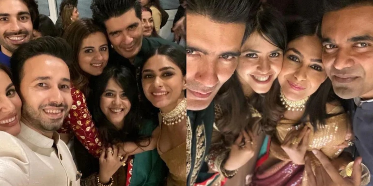 ekta kapoor's diwali bash