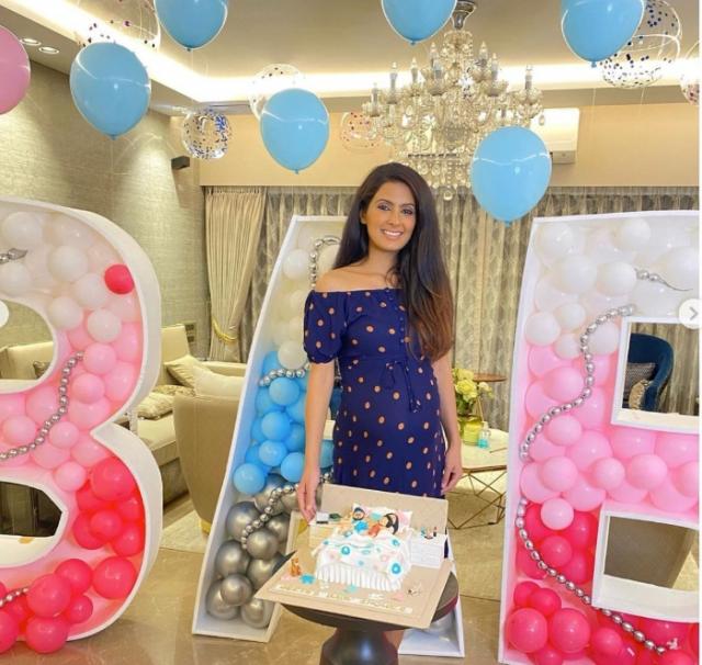 geeta basra with her husband, Harbhajan Singh