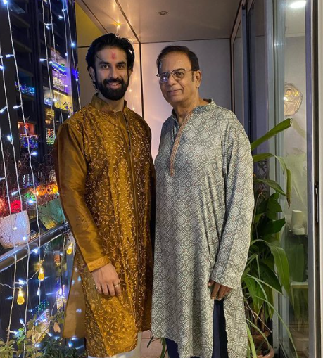 rajeev sen charu asopa diwali pictures