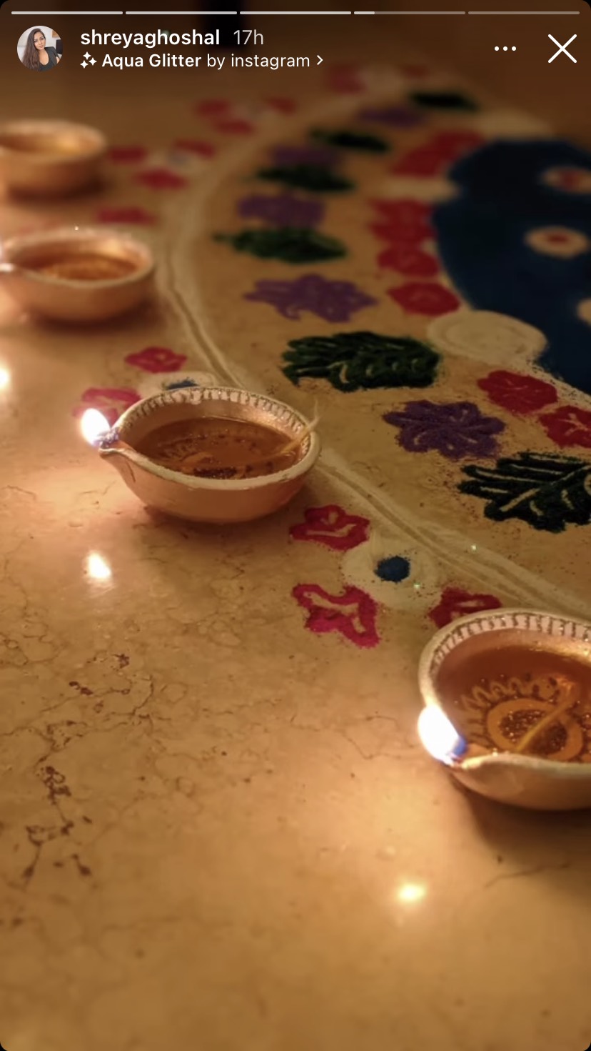 Shreya Ghoshal Diwali