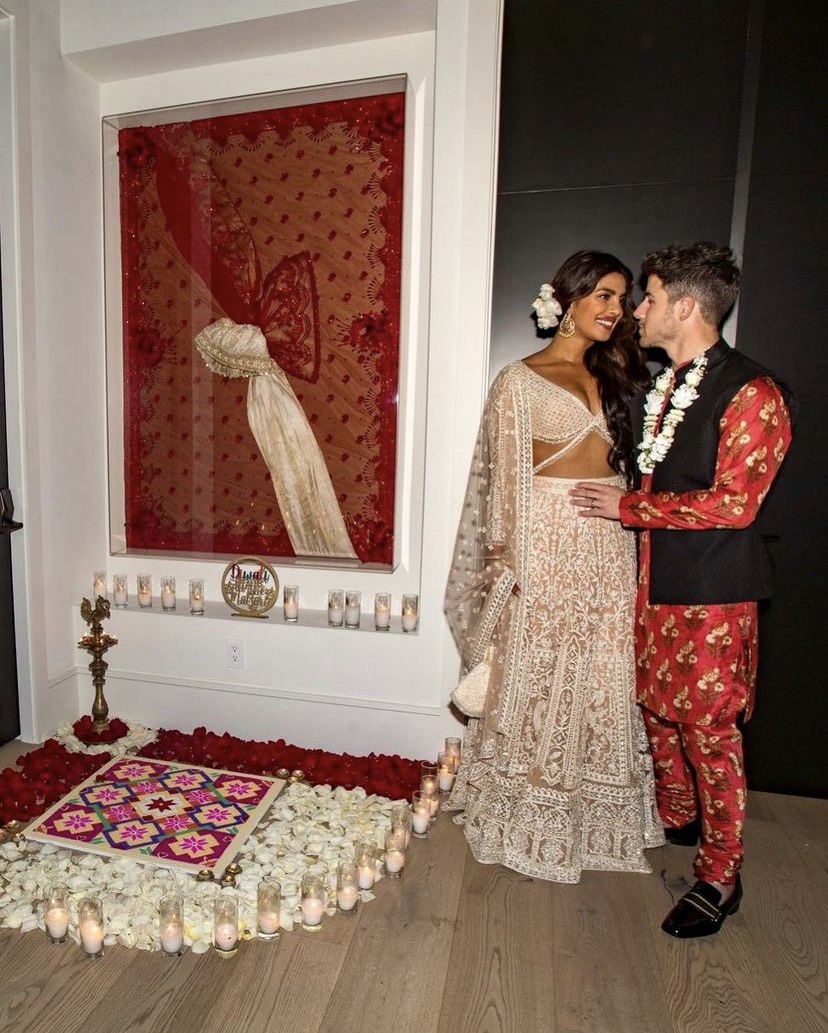 Priyanka Chopra and Nick Jonas Gathbandhan