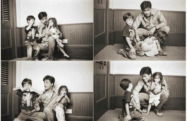 suhana khan with shah rukh khan and aryan khan