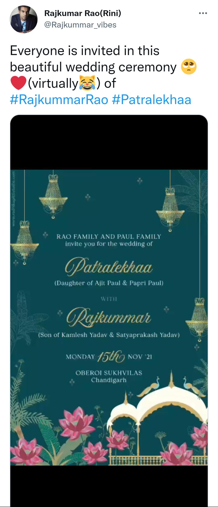 Wedding card