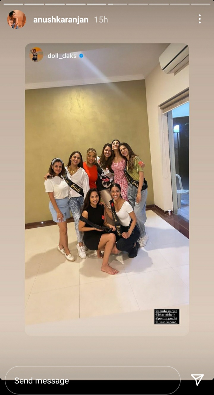 Anushka's bridal shower