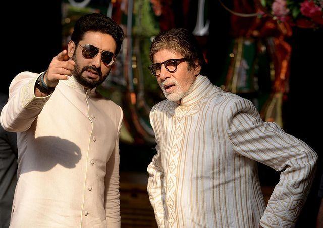 abhishek and amitabh bachchan