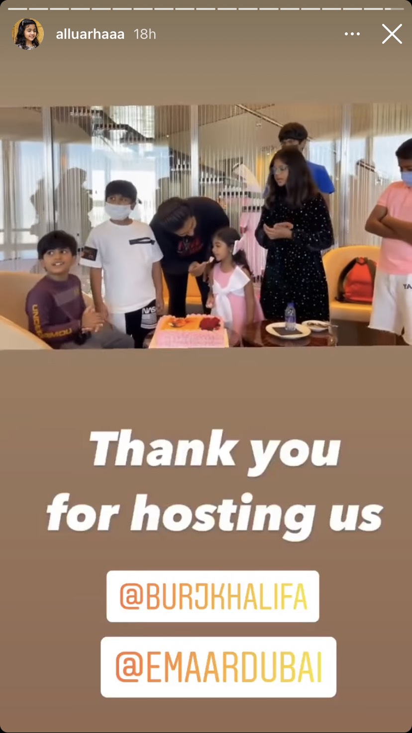 Allu Arjun Daughter Birthday