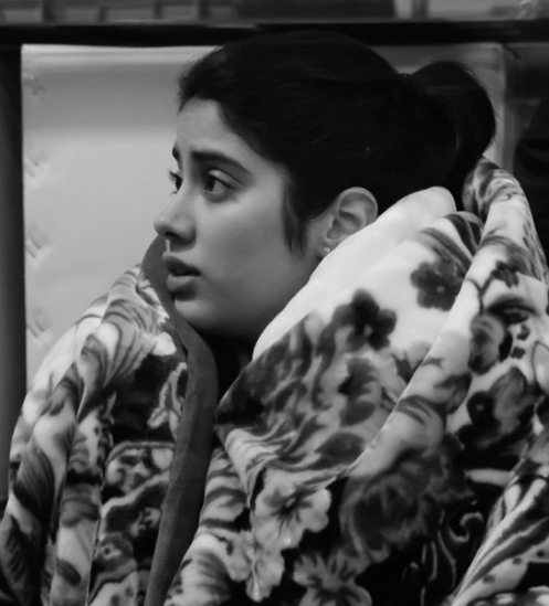 Gunjan saxena BTS pictures Mili