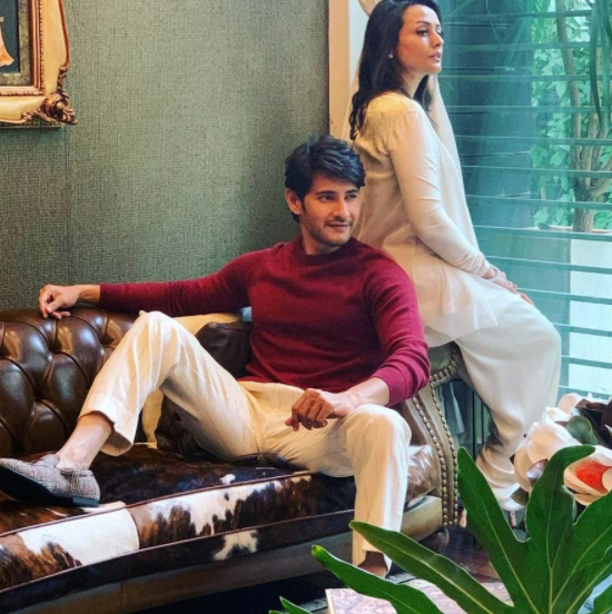 Mahesh babu namrata shirodkar home hyderabad photoshoot Hello magazine