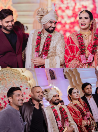 rahul tewatia wife ridhi pannu wedding pictures 