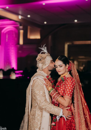 rahul tewatia wife ridhi pannu wedding pictures 