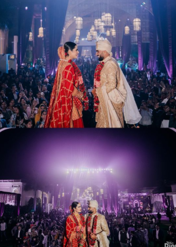 rahul tewatia wife ridhi pannu wedding pictures 