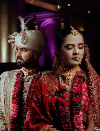 rahul tewatia wife ridhi pannu wedding pictures 