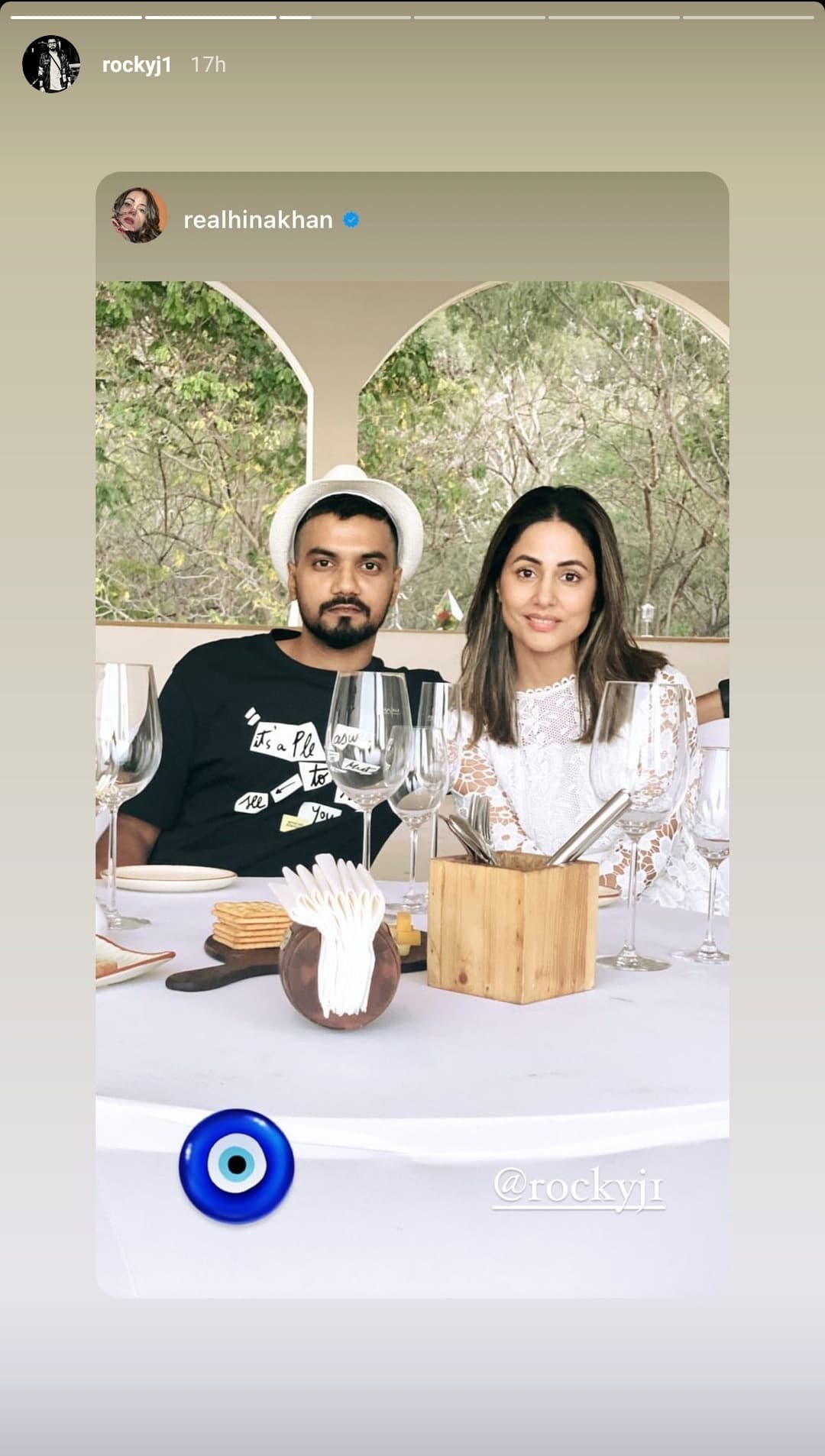 Hina Khan and Rocky Jaiswal