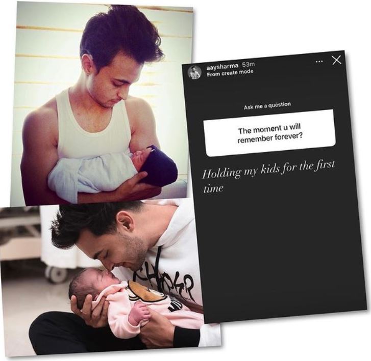 Aayush Sharma, Ahil Sharma and Ayat Sharma