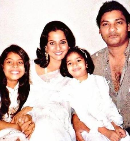 Shomu Mukherjee, Tanuja, Kajol and Tanisha