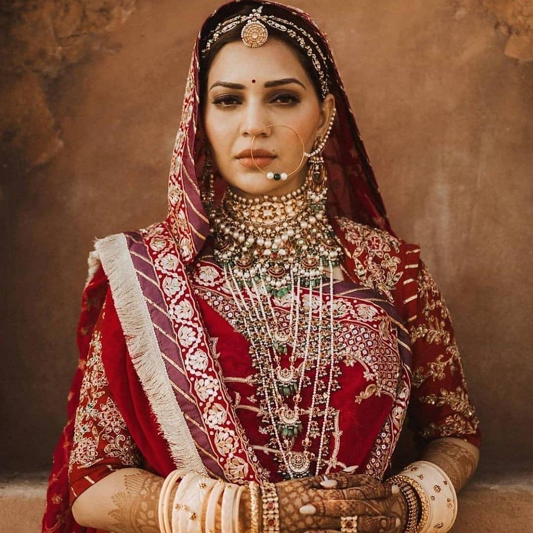 bridal makeup looks, wedding look, bridal looks, rajasthani brides- Lokaci Blogs
